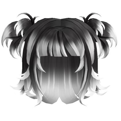 Y K Grunge Messy Layered Pigtails Black To White S Code Price Rblxtrade