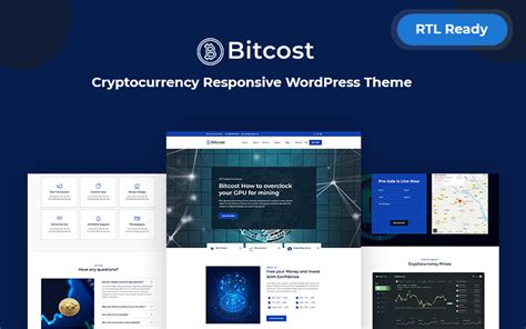 Bitcost Tema Wordpress Responsivo Para Criptomonedas Y Bitcoin