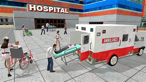 Ambulance Rescue Game Simulator 2018 Gameplay Youtube