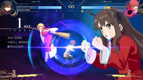 Melty Blood Type Lumina Miyako Arima Vs Kohaku Meltyblood