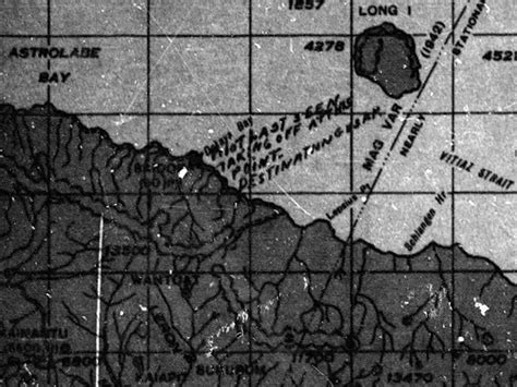 Pacific Wrecks Map Of The Last Sighting Of P 47D Thunderbolt 42 22896