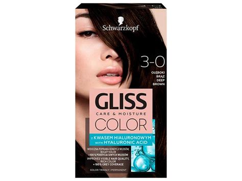 Schwarzkopf Gliss Color Krem koloryzujący nr 3 0 Głęboki Brąz 1op