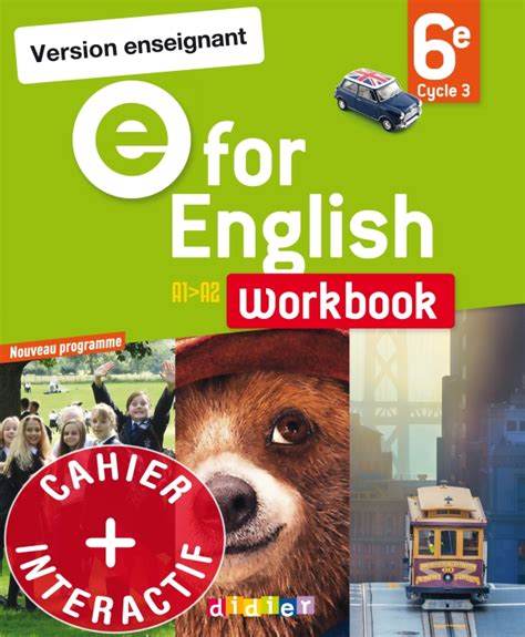 E For English E Anglais Ed Workbook Num Rique Enseignant