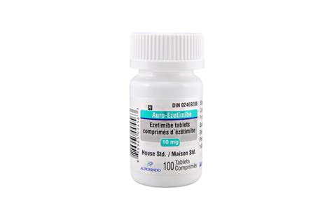 Auro Ezetimibe 10mg Tab 100 Btl Auro Pharma Canada