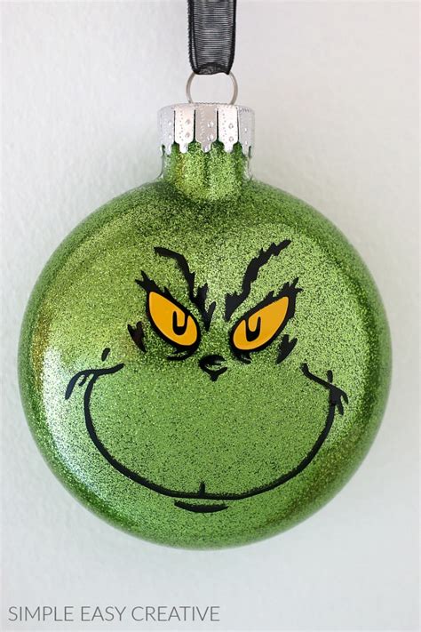 Grinch Ornaments - Hoosier Homemade