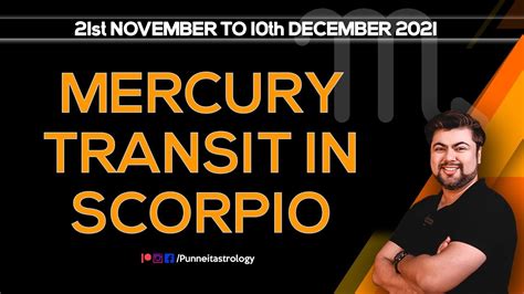 Mercury Transit In Scorpio St November Know The Secrets