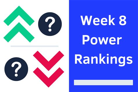 NFL Pickwatch - NFL Power Rankings Week 8