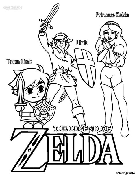 Coloriage Dessin Zelda Jecolorie