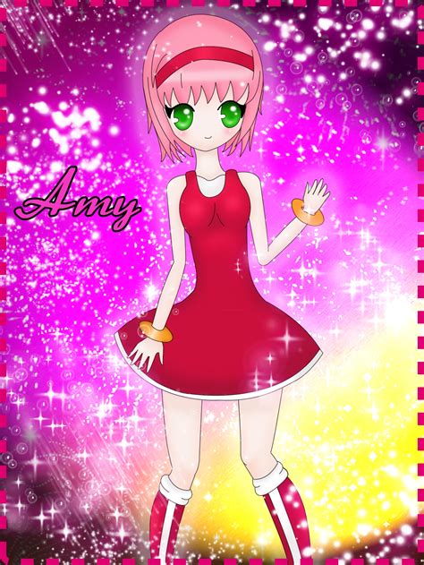 Amy Rose Human Form by Biel-Sama on DeviantArt