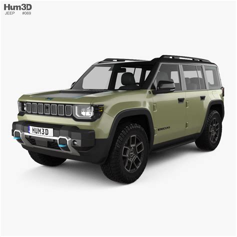 Jeep Recon 4xe 2024 3D model - Vehicles on Hum3D