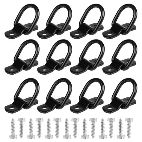 Buy ODAHIS 12 Pack D Ring Tie Down Anchor 1 4 Inch Stainless Steel D