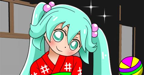 初音ミク 座敷わらし になった ミクちゃん💕 きッぷ・プレシード・いしかわのイラスト Pixiv