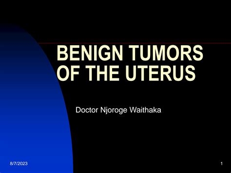 SOLUTION Benign Tumor Of The Uterus Studypool