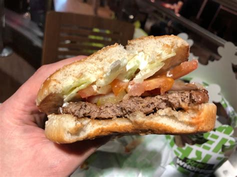 Rebel Whopper Taste Test Burger Kings New Plant Based Burger Is A Bit