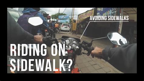 Pengendara Motor Naik Trotoar Youtube