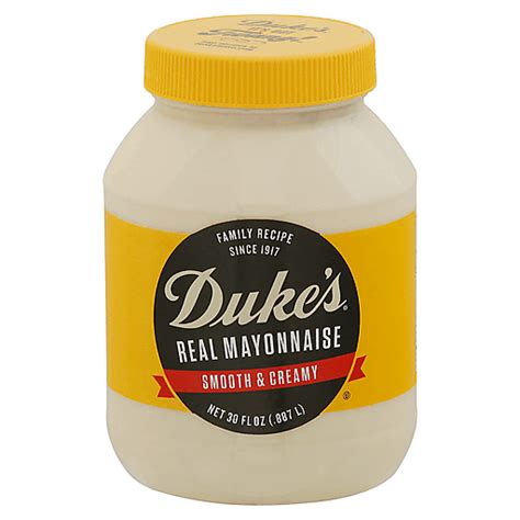 Duke S Mayonnaise Real Smooth Creamy Fl Oz Mayonnaise The