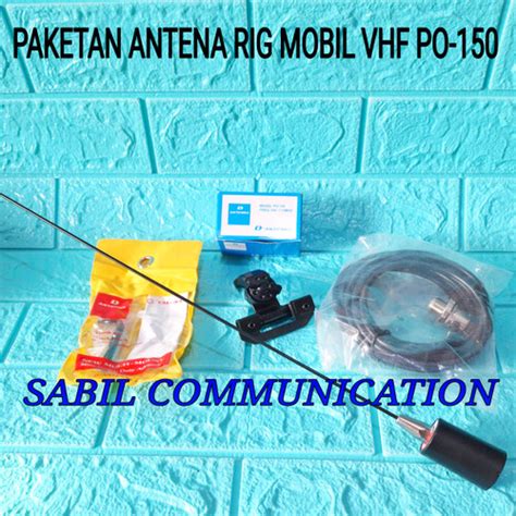 Jual Antena Rig Mobil Vhf Po Paket Antena Pecut To Radio Rig Mobil