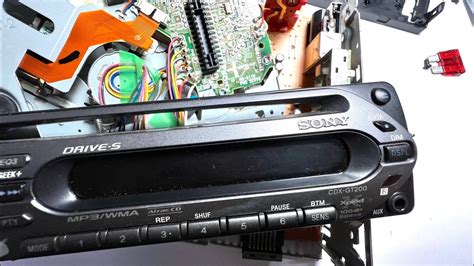 Sony Car Radio Disassembly Of All Parts YouTube