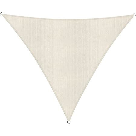 Lumaland Outdoor Sun Shade Sail With Fastening Ropes Triangle X X M