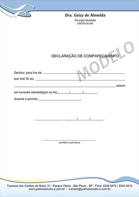 Declaração de Comparecimento: modelos prontos, exemplos, como fazer