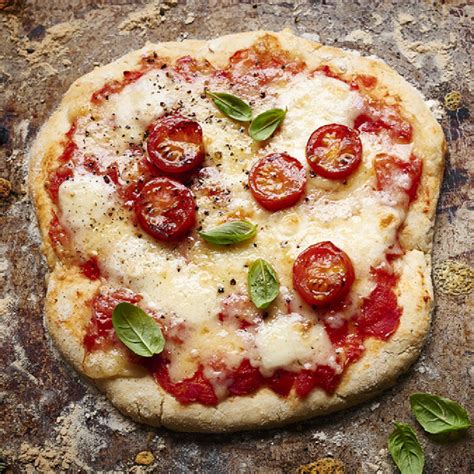 Cherry Tomato And Basil Pizza