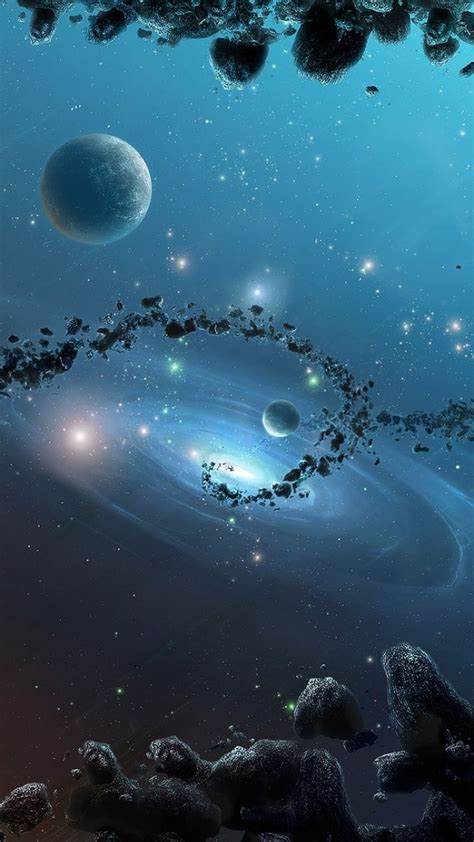 Wallpaper ID: 478937 / Sci Fi Space Phone Wallpaper, Stars, Planet ...