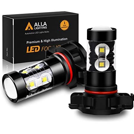 Amazon Alla Lighting 2504 PSX24W LED Fog Light Bulbs Super Bright