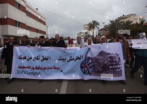 La Ciudad De Gaza Franja De Gaza Territorio Palestino Mar