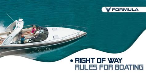 Importance Of Right Of Way Rules For Boating Formula Boats