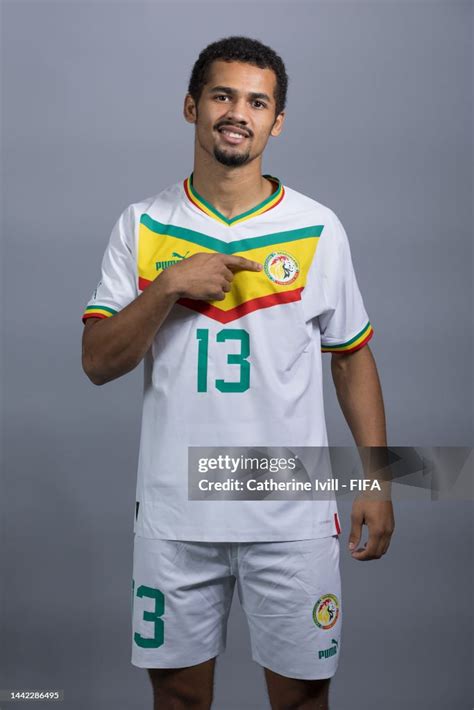 Iliman Ndiaye Of Senegal Poses During The Official Fifa World Cup