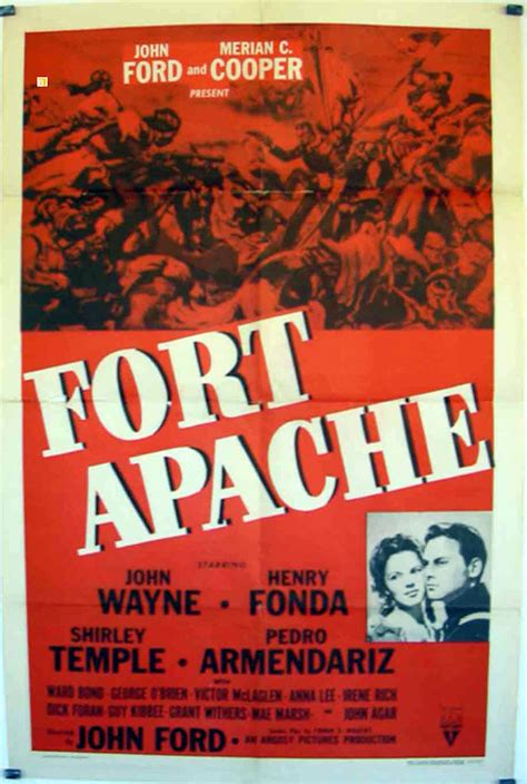 "FORT APACHE" MOVIE POSTER - "FORT APACHE" MOVIE POSTER