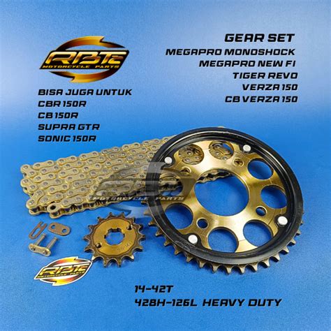 GEAR GIR SET GIR PAKET MEGAPRO NEW MONOSHOCK FI TIGER REVO CB VERZA 150