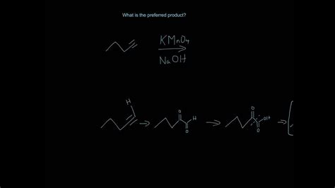 Alkyne Kmno4 Naoh Practice 16 Organic Chemistry Youtube