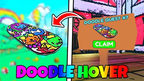 HOW To Get New DOODLE Hoverboard In Pet Simulator X YouTube