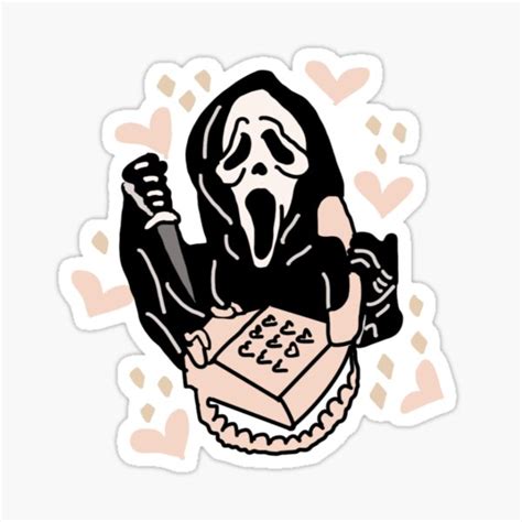 "Scream cute" Sticker for Sale by hmcdaniel6610 | Redbubble