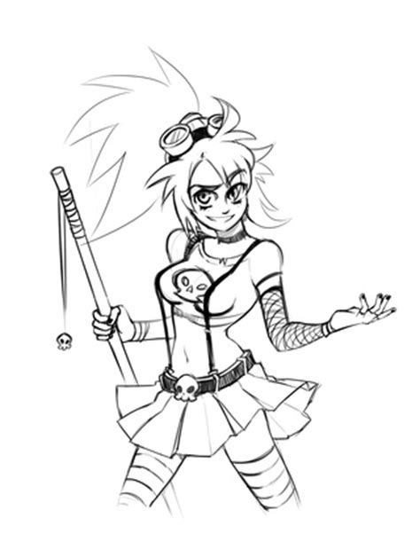 Anime Warrior Girl Drawing at GetDrawings | Free download