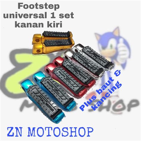 Jual Footstep Postep Pijakan Kaki Belakang CNC Alumunium Universal