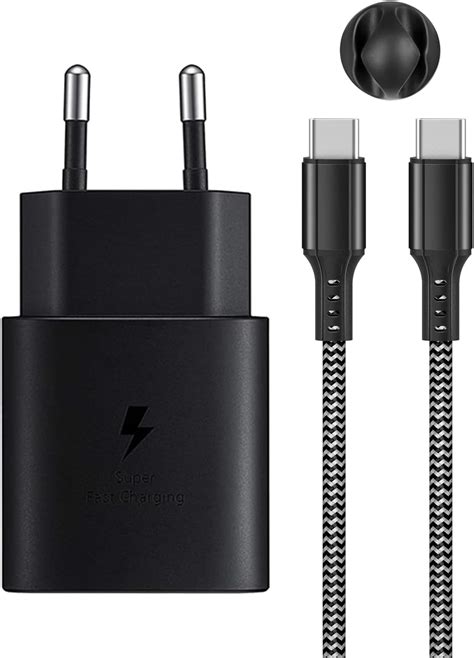 Chargeur Rapide Usb C W Chargeur Ultra Rapide Type C Avec C Ble De