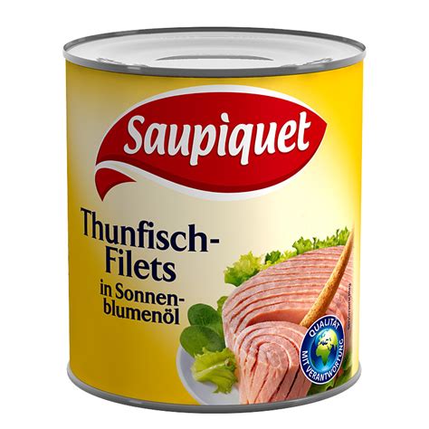 Thunfisch Filets in Sonnenblumenöl 800 g