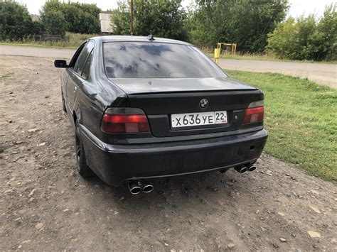 Двойной выхлоп е39 BMW 5 series E39 2 5 л 1998 года тюнинг DRIVE2