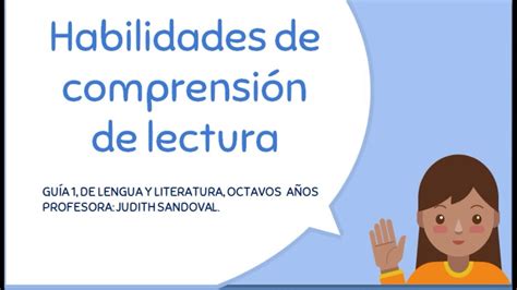 8° Habilidades De Comprensión De Lectura Guía N°1 Octavo Básico