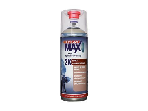 Spraymax 2k Epoxy Grundierfüller Epoxydový Základ šedý 400ml Cyan Sro