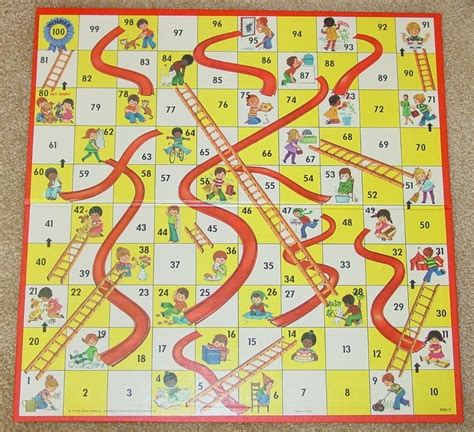 Vintage Printable Chutes And Ladders