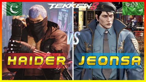 Tekken Tk Haider Ali Bryan Vs Jeonsa Dragunov Ranked Matches