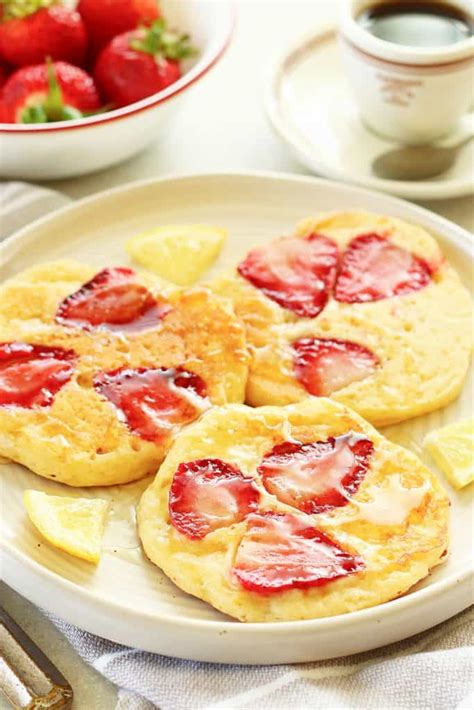 Strawberry Pancakes Crunchy Creamy Sweet