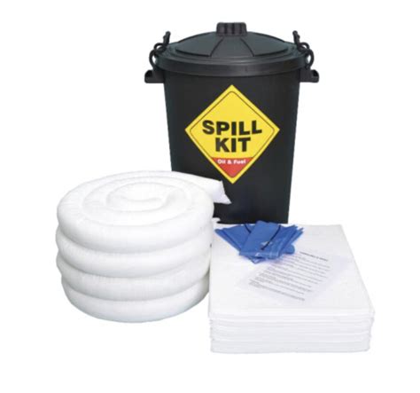 90L Bin Spill Kit Double Weight Pads Tank Station