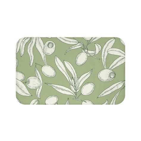 Double Olive Bath Mat Sterling Jax