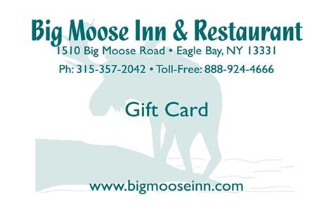 $75 Gift Card | Shop Online | The Big Moose Inn