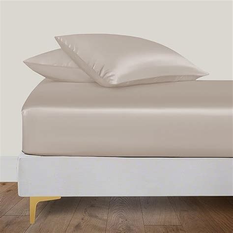 Linenwalas 100 Organic Bamboo Silk Fitted Sheet 140 X 200 Cm Deep