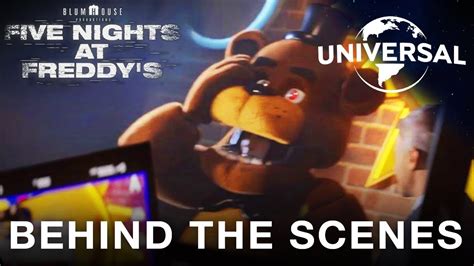 Five Nights At Freddys Movie 2023 Behind The Scenes 4 Youtube